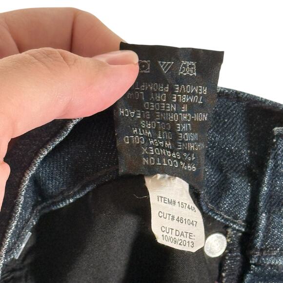 RUDE Hot Topic NWT Men's 26x30 Dark Vintage Core Skinny Jeans Stretch Denim - Picture 6 of 10